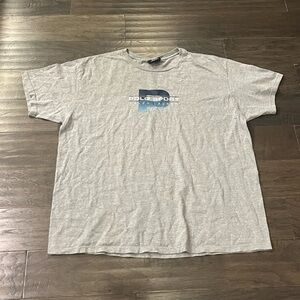 Polo Sport Ralph Lauren Vintage T Shirt Made in USA grey Mens Size XL